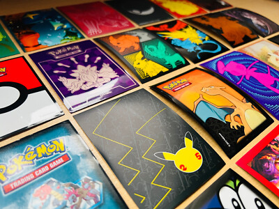 Pokemon Vintage Card Protectors Sleeves Wizard TCG Pikachu Charizard  Rayquaza | eBay