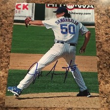 Jeff Samardzija Signed 8 x 10 Photo Chicago Cubs Autograph