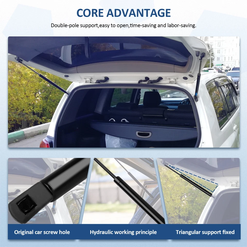 For 2003-2008 Toyota Matrix Qty 2 Liftgate Tailgate Lift Supports Shocks Struts Foto 3 de 4