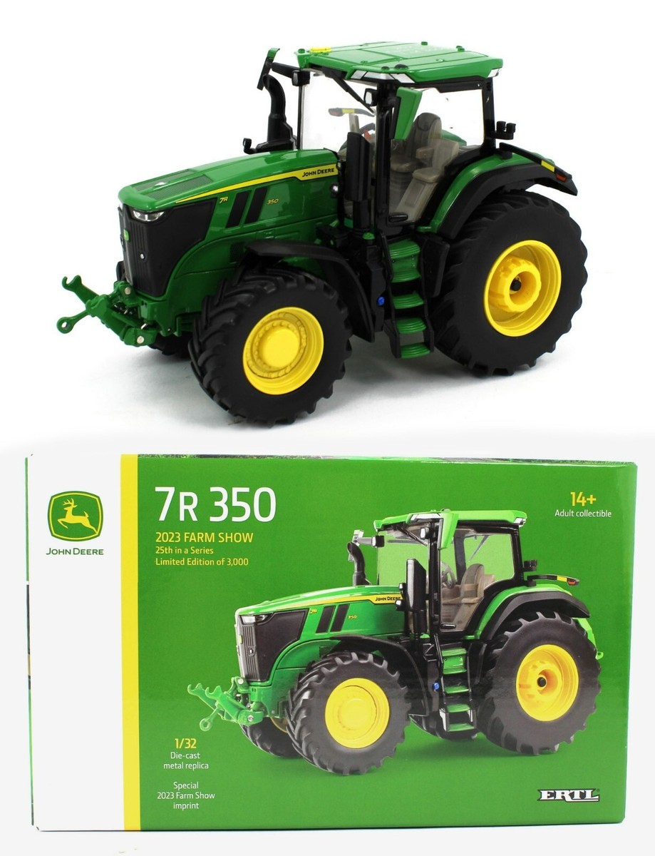 2023 FARM SHOW ED = ERTL 1:32 JOHN DEERE 7R 350 Tractor *PRESTIGE