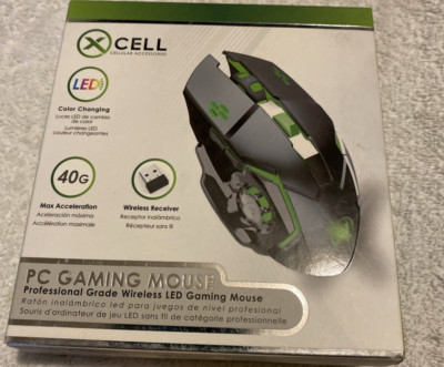 Xcell PC Wireless Color Changing Gaming Mouse- New!