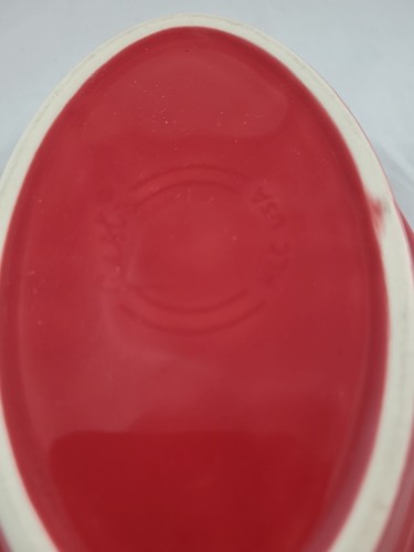 Lot of 2 Fiesta Homer Laughlin China HLC Cinnabar Individual Oval Casseroles 9" - Picture 7 of 10