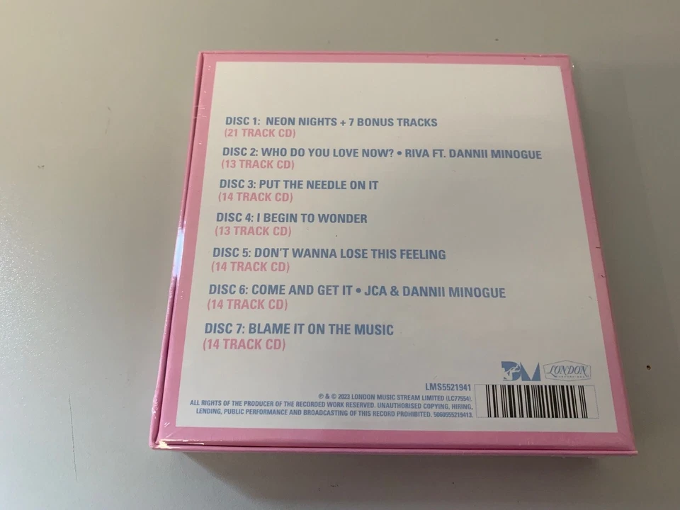 Dannii Minogue – Neon Nights 20 - 7 CD Boxset © 2023 - 103 Tracks (Mixes) - Bild 2 von 2