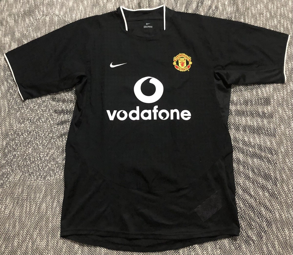 ナイキ　マンチェスターユナイテッド 2003 2005 ユニフォーム 正規品 NIKE (ナイキ) サッカーユニフォーム メンズ SIZE S レッド 【7