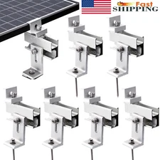 Universal Roof Solar Panel Mounting Brackets Kit System for 2PCS Solar Panels
