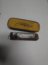 Vintage M. Hohner Chromonica II Deluxe Harmonica a'440 C key With Case