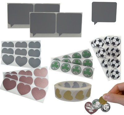 Label Etiketten Scratch Off Modell Kratzer Und Vinci Klebstoffe Spezial Kratzt