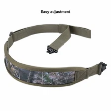 Two Point Rifle Gun Sling with Swivels,Durable Shoulder Padding Strap Adjustable