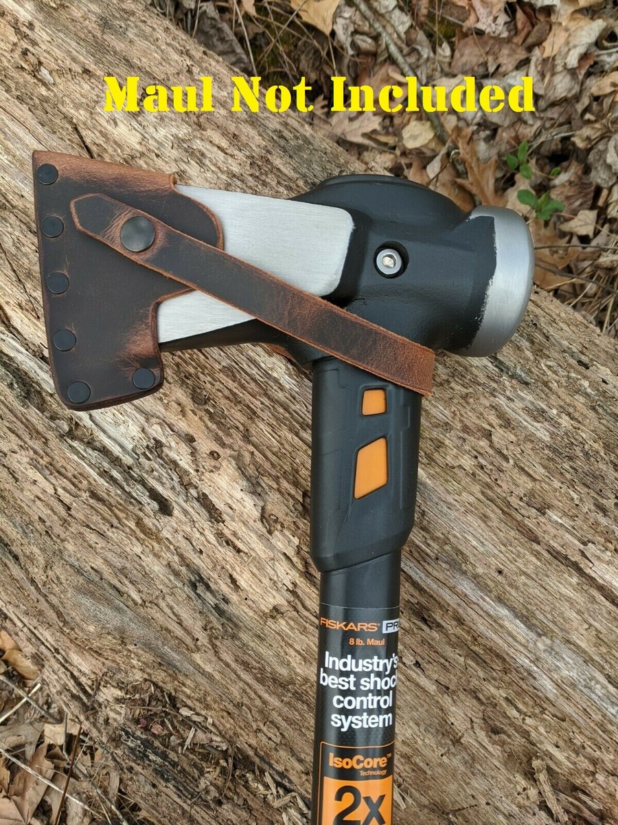 Fiskars Pro IsoCore 8lb Maul Buffalo Leather Sheath Mask (Maul NOT Fiskars Pro IsoCore 8lb Maul Buffalo Leather Sheath Mask (Maul NOT