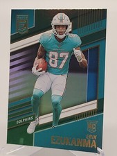 2022 PANINI DONRUSS ELITE ERIK EZUKANMA GREEN PARALLEL CARD MIAMI DOLPHINS NFL