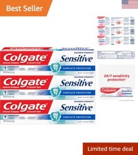Maximum Strength Sensitive Toothpaste - Refreshing Mint - 6oz (Pack of 3) 1.33 per gallon