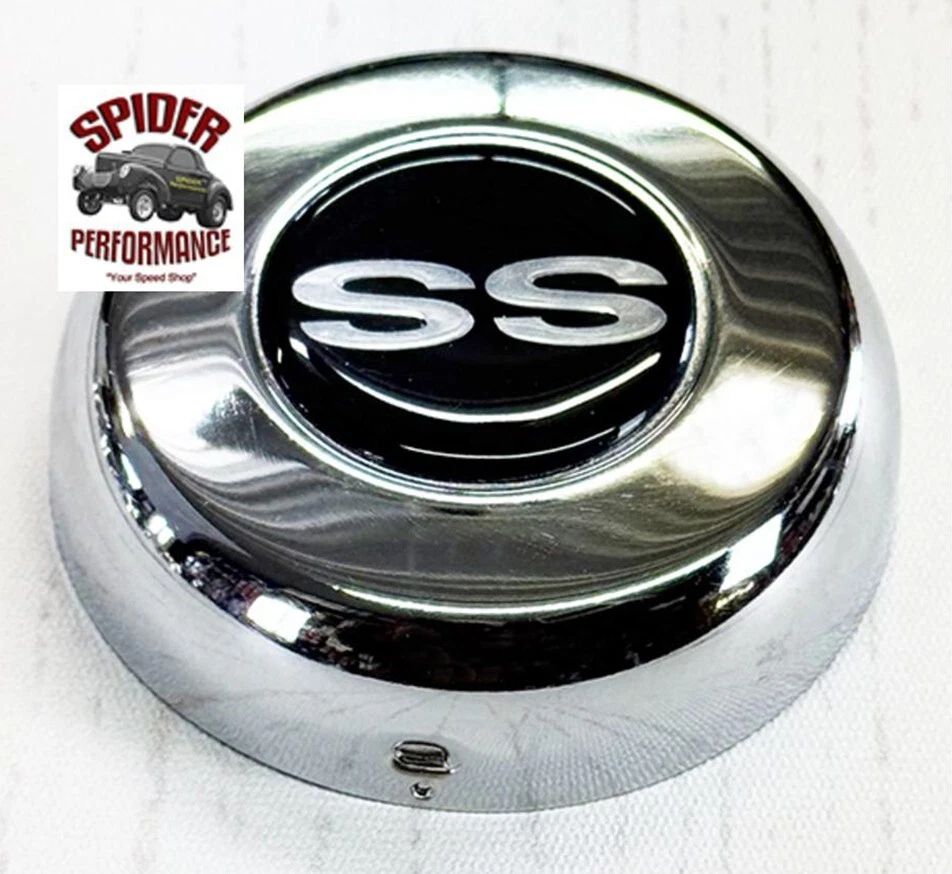 Chevrolet SS 1969-1989 volante 13 1/2" muscle car cromado Foto 3 de 4