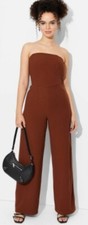 Women's Wide Leg Tube Jumpsuit - Wild Fable Brown S