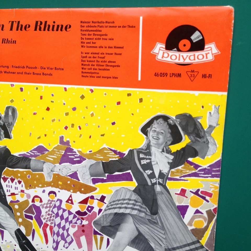 CARNIVAL ON RHINE German Brass Band Music LP Hanns Steinkopf Jupp Schmitz 1957 - Image 3 of 4