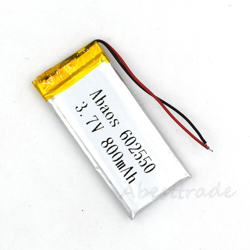 5Pcs 3.7V Lipo Battery 800mAh 602550 Rechargeable Lipo Cell For Recorder Speaker