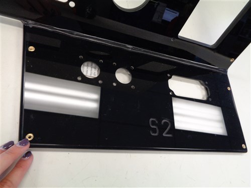 TIARA YACHTS 2994583 STARBOARD DASH PANEL W OUT HELM STATION BLACK ...