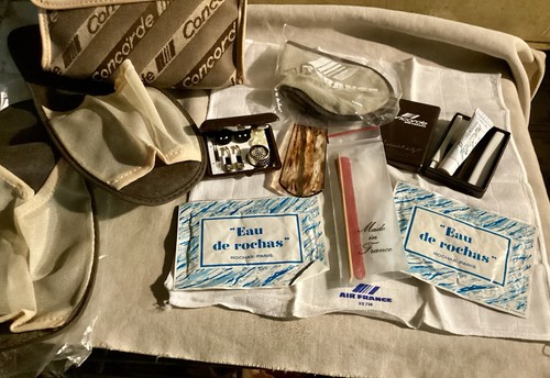 CONCORDE Air France AMENITIES Bag LOADED Unused