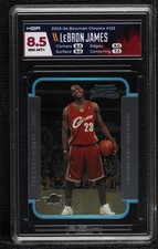 2003-04 Bowman Rookies & Stars Rookies Chrome LeBron James #123 HGA 8.5 k7k