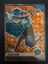 Jalen Camp 2021 Panini Mosaic #393 Prizm Reactive Orange Jacksonville Jaguars