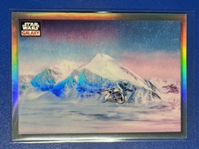 Topps Star Wars Galaxy Chrome 23 Refractor Daybreak on Hoth Rogue Two #90