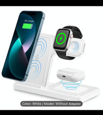 3in1 15W Fast Wireless Charger Dock Station For Apple Watch 10 9 iPhone 16 15 14