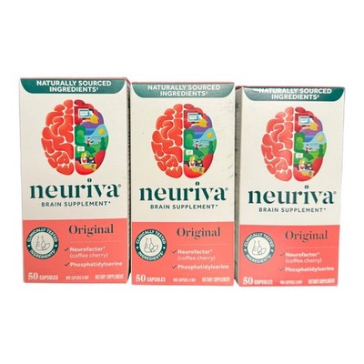Schiff Neuriva Brain Health Dietary Supplement Original 30 x 3 Capsules 09/2026