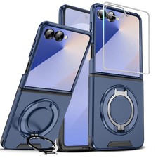 For Samsung Galaxy Z Flip 8 Shockproof Stand Case with Screen Protector Cover