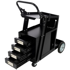 Heavy Duty 4 Drawers Rolling Welding Cart for MIG TIG ARC Welder Plasma Cutter