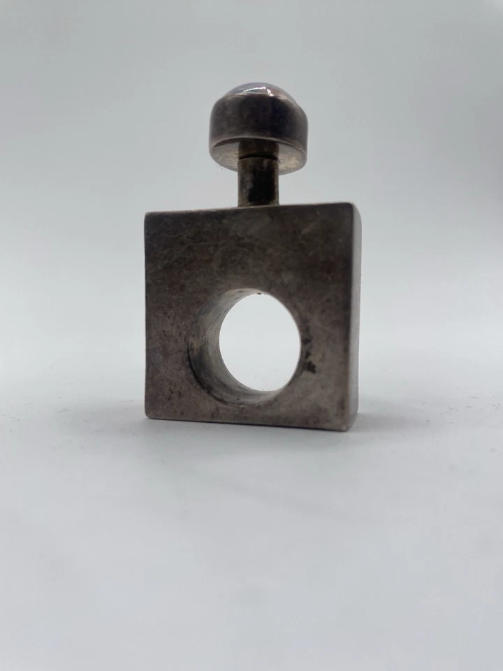 Vintage  Perfume Bottle Made In Mexico With Classic Decorative Top, Empty Bottle - Image 3 of 4