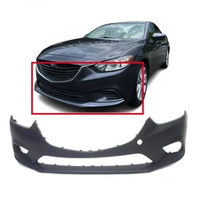 Bumper Cover for 2014-2016 Mazda 6 w/Fog Light Holes MA1000238 Front Primed