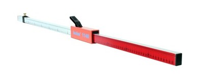 HEDÜ Flexilatte 131 - 242 cm Messlatte Nivellierlatte Laserlatte mit Tasche 1140