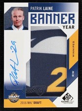 2016-17 SP Game Used Banner Year Draft Patrik Laine #BD16-PL Auto x8p