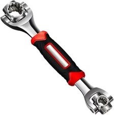 Universal Wrench 48 in 1 Socket, 360 Degree Adjustable Wrench Works with Spline