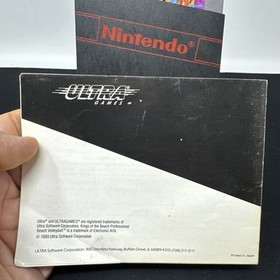 Kings of the Beach Nintendo NES 1990 Cart Manual Sleeve Authentic Tested