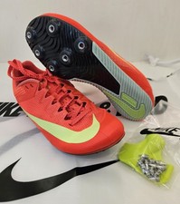 NEW Men's 2.5 Women's 4 Nike Zoom Rival Sprint Track Spikes Bright Crimson Coral