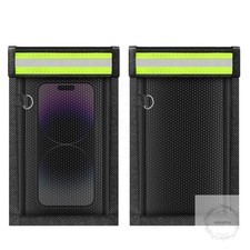 2 Pack Faraday Bags for Phones  Car Keys, Cell Phone Signal Blocking Pouch