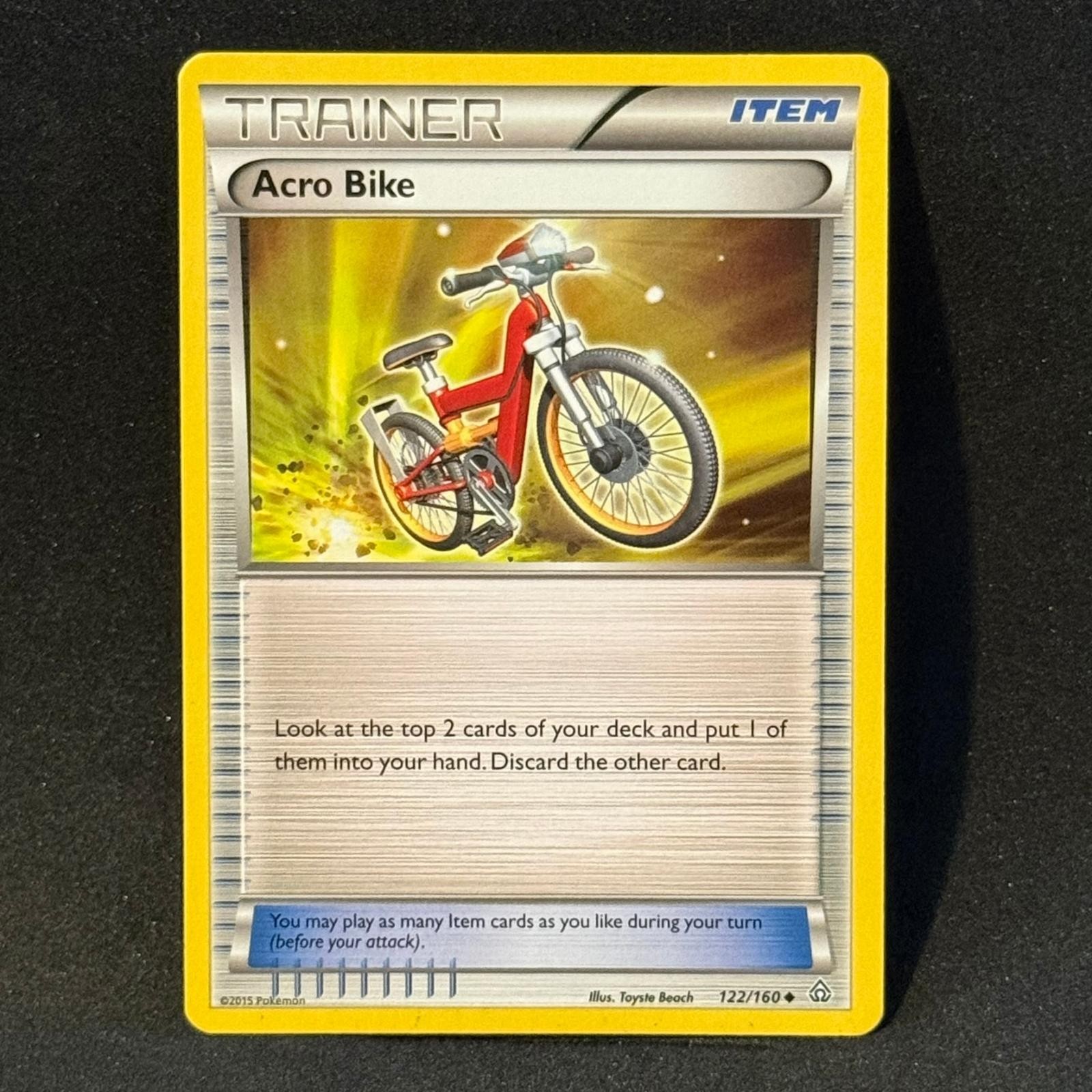 Acro Bike 122/160 Uncommon Primal Clash Pokemon Near Mint