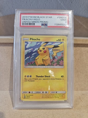 Pikachu graded PSA 9 for sale on eBay