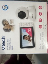 VTech VM924 Remote Pan-Tilt-Zoom Video Baby Monitor, 5" LCD Screen, Up to 17 Hrs