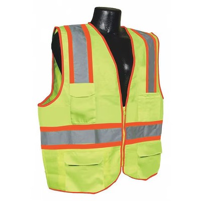 Condor 53Ym67 High Visibility Vest, Yellow/Green, Xl