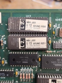 NBA JAM PCB JAMMA ARCADE SOUND BOARD ONLY WORKING!!!! MIDWAY 