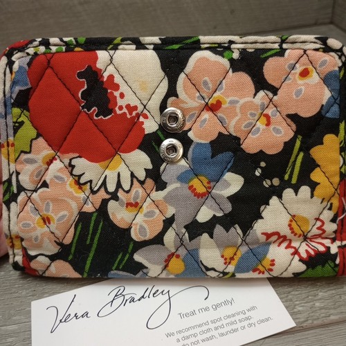 Vera Bradley Euro Wallet POPPY FIELDS New with Tags Tri-Fold - Picture 10 of 13