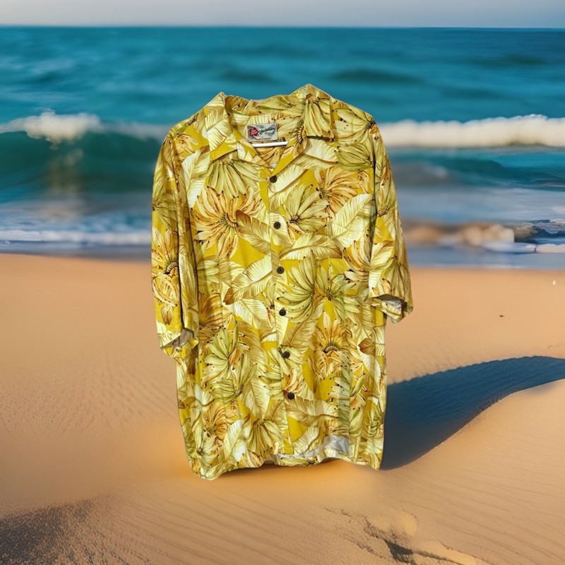 Men’s XL Hilo Hattie Hawaiian 🌺 Style Rayon Shirt 
