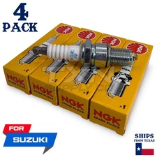 4 NGK Spark Plug - For GSX-R 1100 W Suzuki Motorcycle
