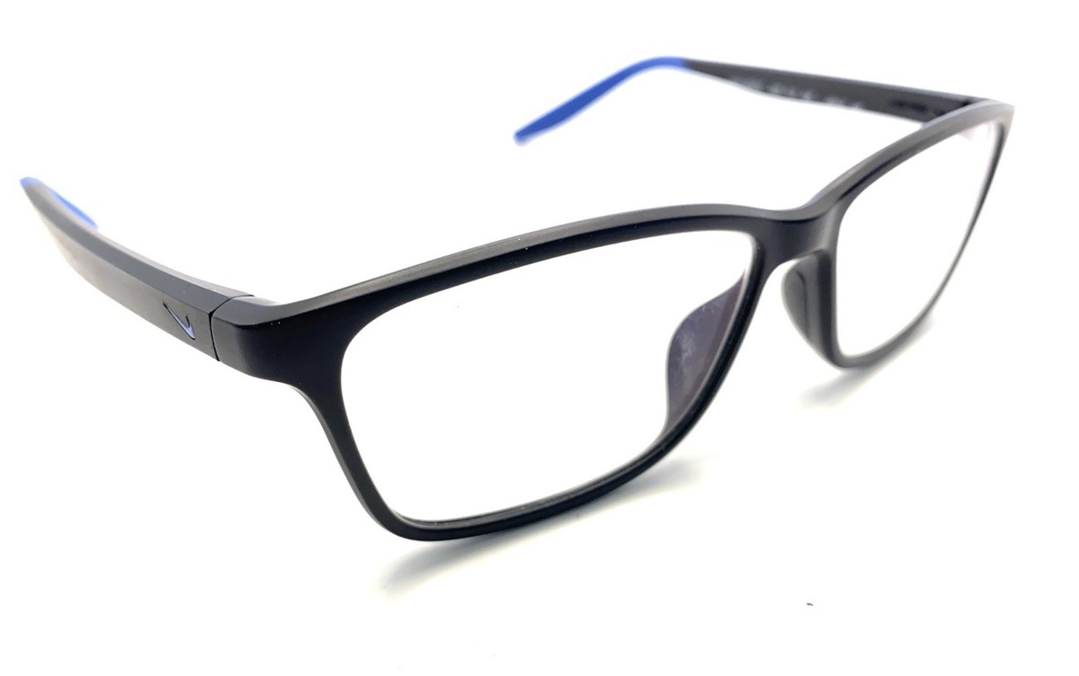 Nike Cruiser 7118 008 Matte Black Blue Sunglasses Frames 54  display picture 2