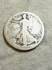 1916 D Walking Liberty Half Dollar AG Almost Good Condition Nice Coin 7986