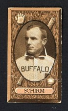 1912 C46 IMPERIAL # 29 GEORGE SCHIRM BUFFALO GOOD BACK DAMAGE 548488 (KYCARDS)