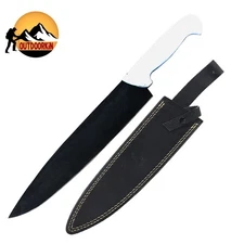 10" Tactical Black Survival Fixed Blade Combat Hunting Bowie Knife w/ Sheath 15"
