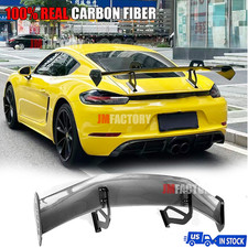 Real Carbon Rear Trunk Spoiler Wing For Porsche Cayman Boxster 981 718 987 Gt4 Real Carbon Rear Trunk Spoiler Wing For Porsche Cayman Boxster 981 718 987 Gt4