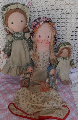 PUPPE HOLLY HOBBIE PEZZA VINTAGE PUPPEN 70 KNICKERBOCKER FRIENDS AMY STOFF